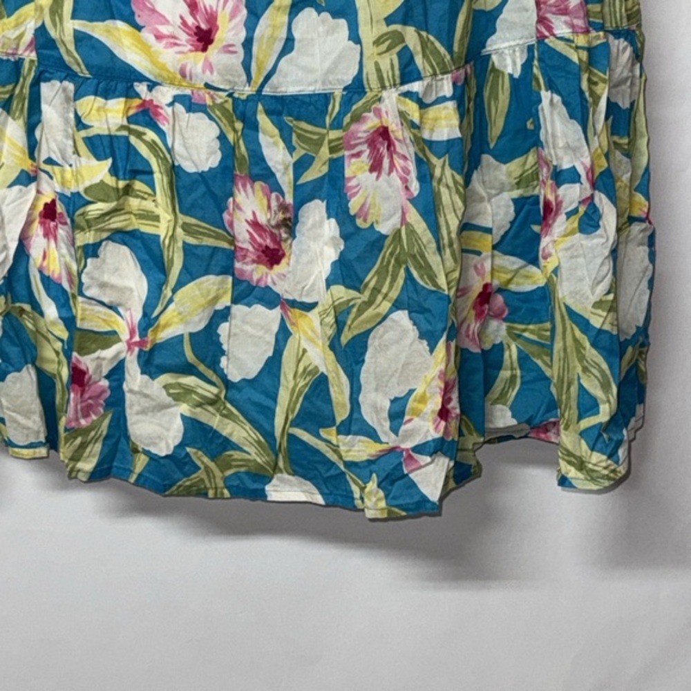 Lauren Ralph Lauren S Small‎ Floral Maxi Skirt in Blue and Pink - Picture 3 of 8